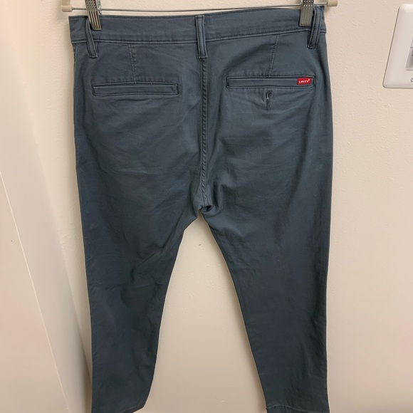 Levi’s XX Chino Standard Taper Stretch Pants Blue Gray Mens 30x30 - Picture 3 of 6